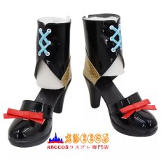 画像1: 初音ミク Hatsune Miku fufu コスプレ靴 abccos製 「受注生産」 (1)