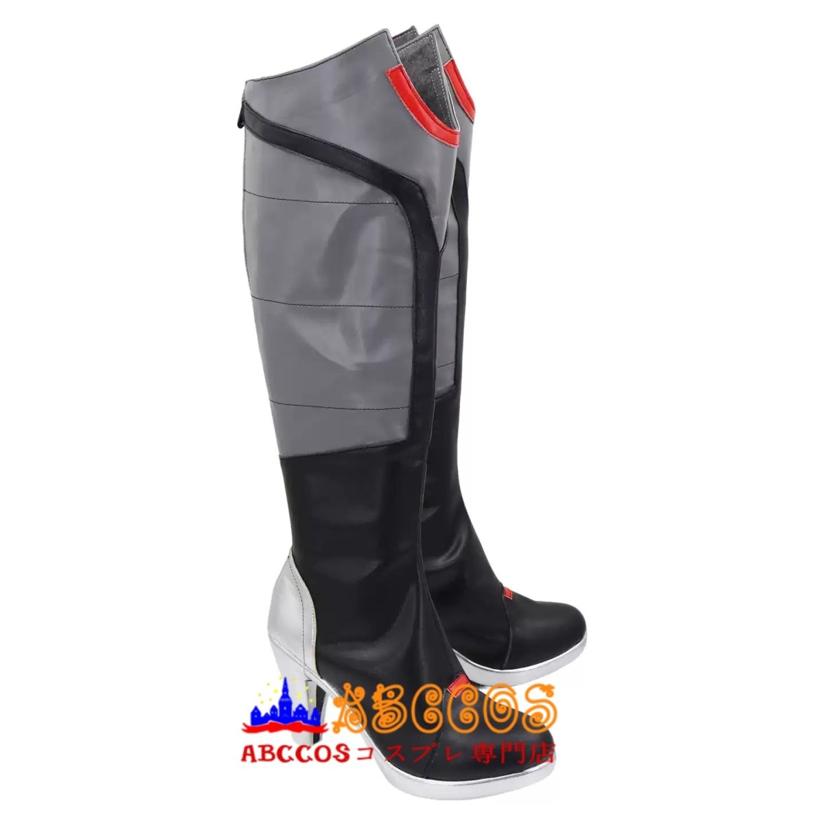 画像2: オーバーウォッチ Overwatch 暗殺者 アメリ・ラクワ Widowmaker コスプレ靴 abccos製 「受注生産」 (2)