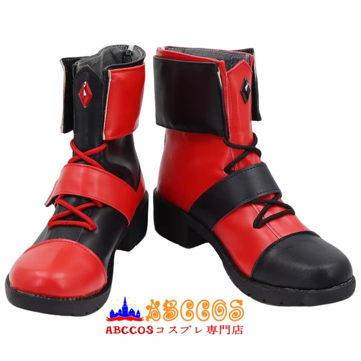 画像1: スーサイド・スクワッド Suicide Squad ハーレイ・クイン Harley Quinn コスプレ靴 abccos製 「受注生産」 (1)