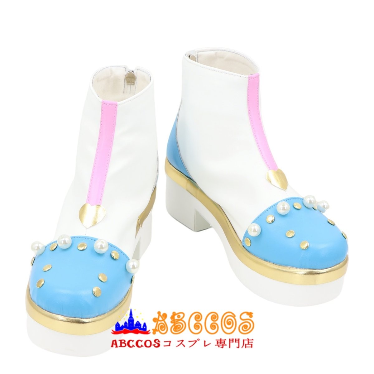 画像1: アイカツ！アイドルカツドウ！ 霧矢あおい コスプレ靴 abccos製 「受注生産」 (1)