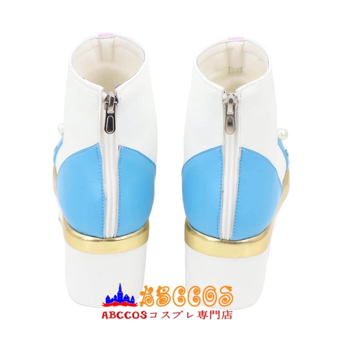 画像4: アイカツ！アイドルカツドウ！ 霧矢あおい コスプレ靴 abccos製 「受注生産」 (4)