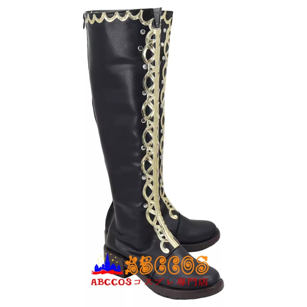 画像2: バンドリ！BanG Dream! Roselia（ロゼリア）宇田川 あこ コスプレ靴 abccos製 「受注生産」 (2)