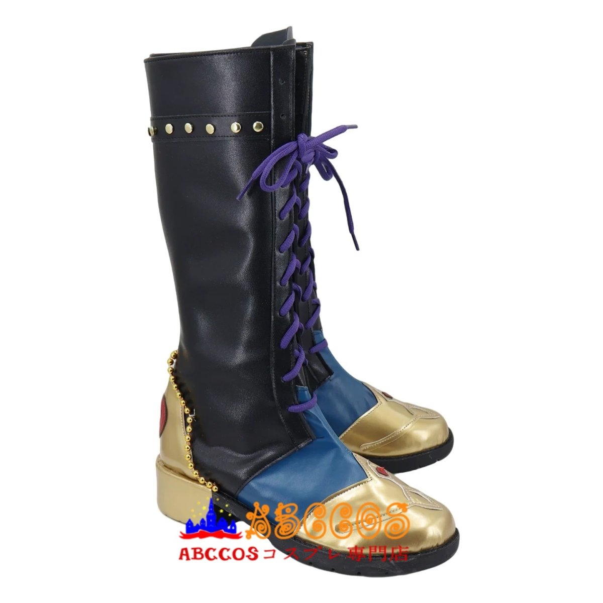 画像2: あんさんぶるスターズ! 蓮巳敬人 ブーツ コスプレ靴 abccos製 「受注生産」 (2)