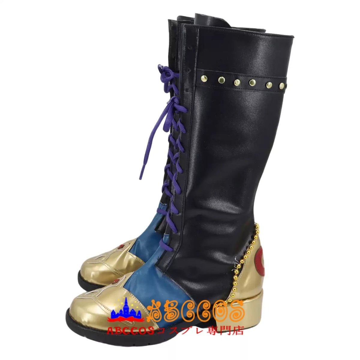 画像3: あんさんぶるスターズ! 蓮巳敬人 ブーツ コスプレ靴 abccos製 「受注生産」 (3)