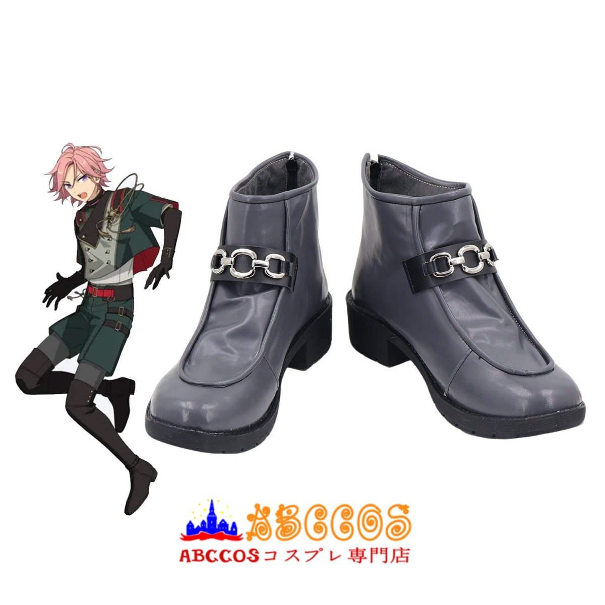 画像5: あんさんぶるスターズ!/!! 桜河こはく（おうかわ こはく） コスプレ靴 abccos製 「受注生産」 (5)