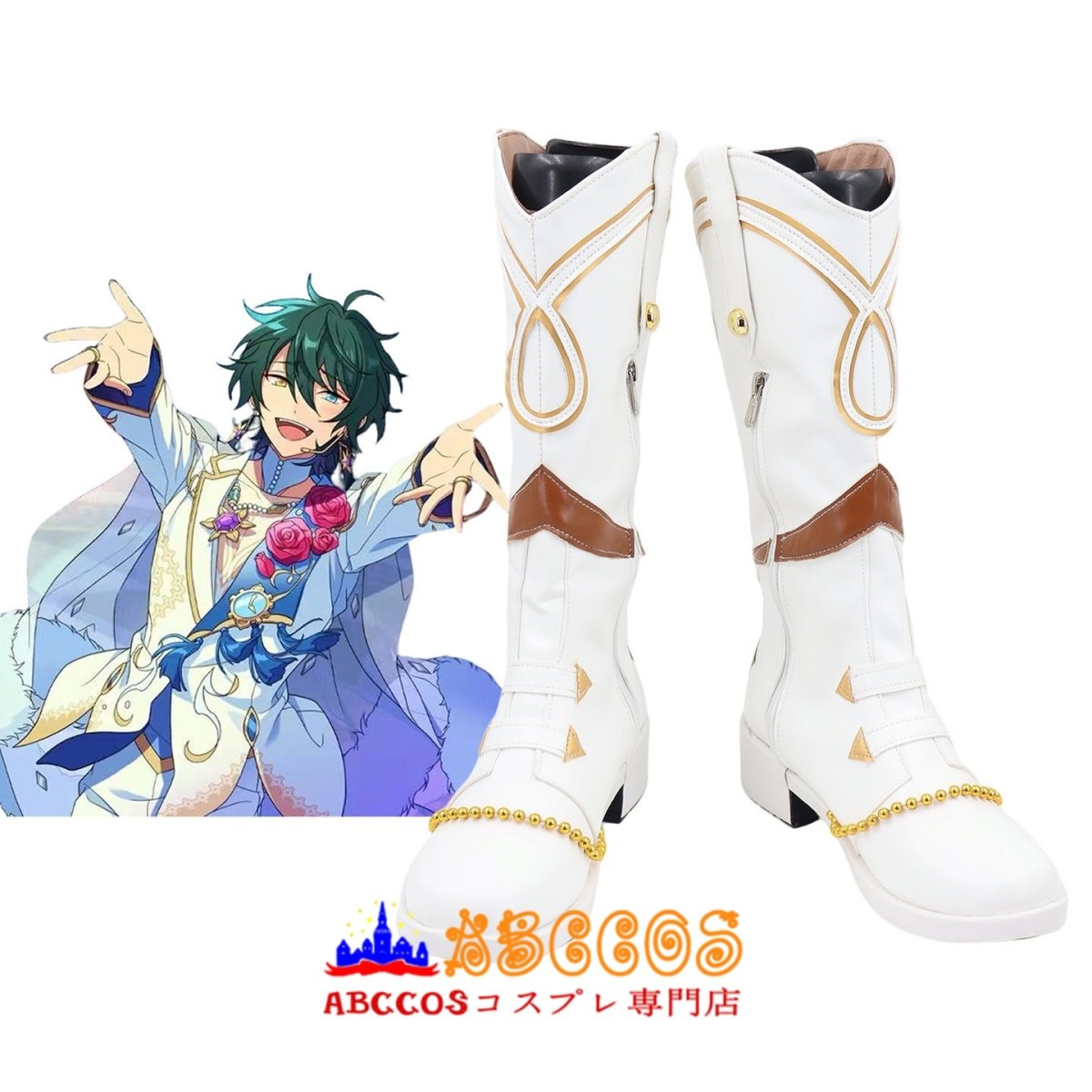 画像5: あんさんぶるスターズ!/!! 影片みか（かげひら みか）コスプレ靴 abccos製 「受注生産」 (5)