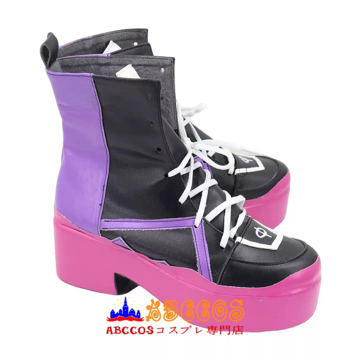 画像2: アルゴナビス フロム バンドリ ARGONAVIS from BanG Dream! 宇治川紫夕 （うじがわ しゅう）コスプレ靴 abccos製 「受注生産」 (2)