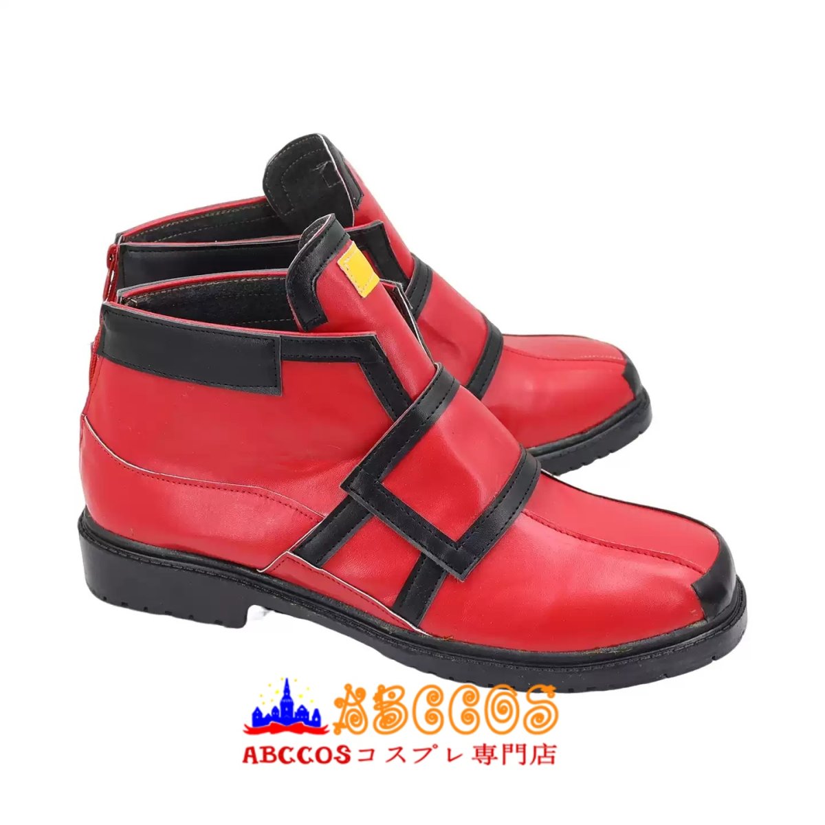 画像2: Guilty Gear -Strive- ギルティギア ストライヴ SOL·BADGUY ソル·バッドガイ コスプレ靴 abccos製 「受注生産」 (2)