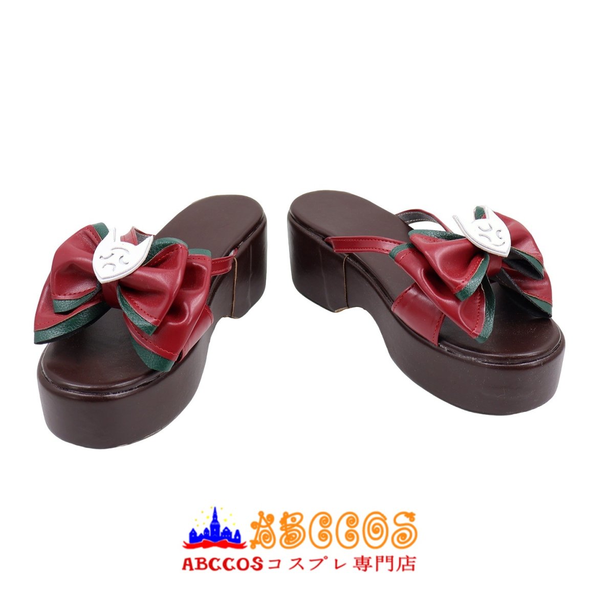 画像1: 東方心綺楼　〜 Hopeless Masquerade 秦こころ（はたのこころ）コスプレ靴 abccos製 「受注生産」 (1)