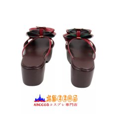 画像4: 東方心綺楼　〜 Hopeless Masquerade 秦こころ（はたのこころ）コスプレ靴 abccos製 「受注生産」 (4)