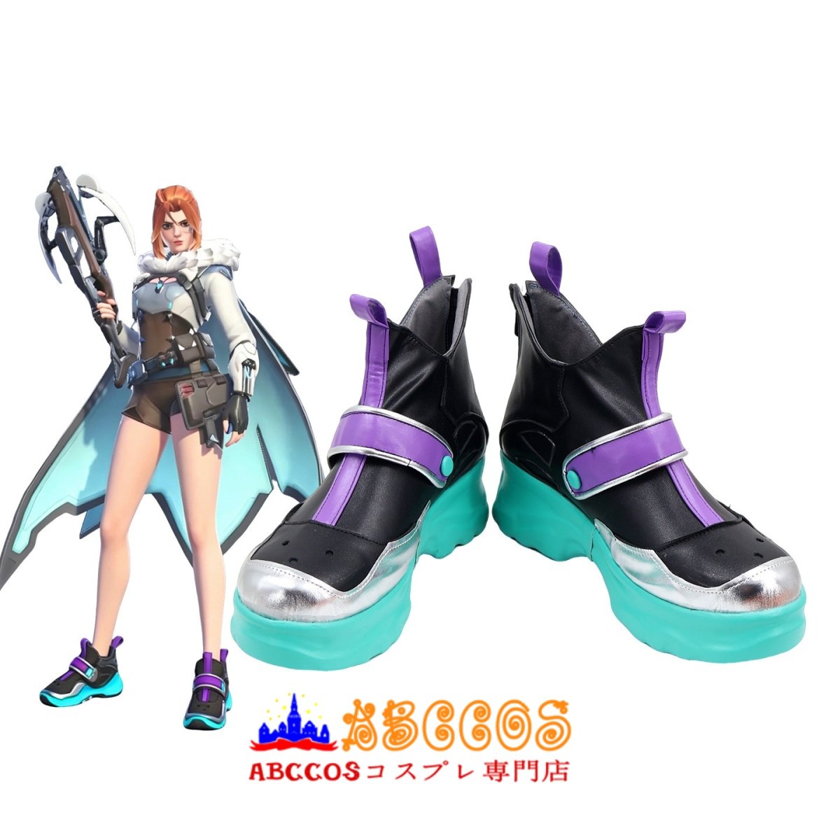 画像5: オーバーウォッチ（Overwatch）Freja フレイア コスプレ靴 abccos製 「受注生産」 (5)