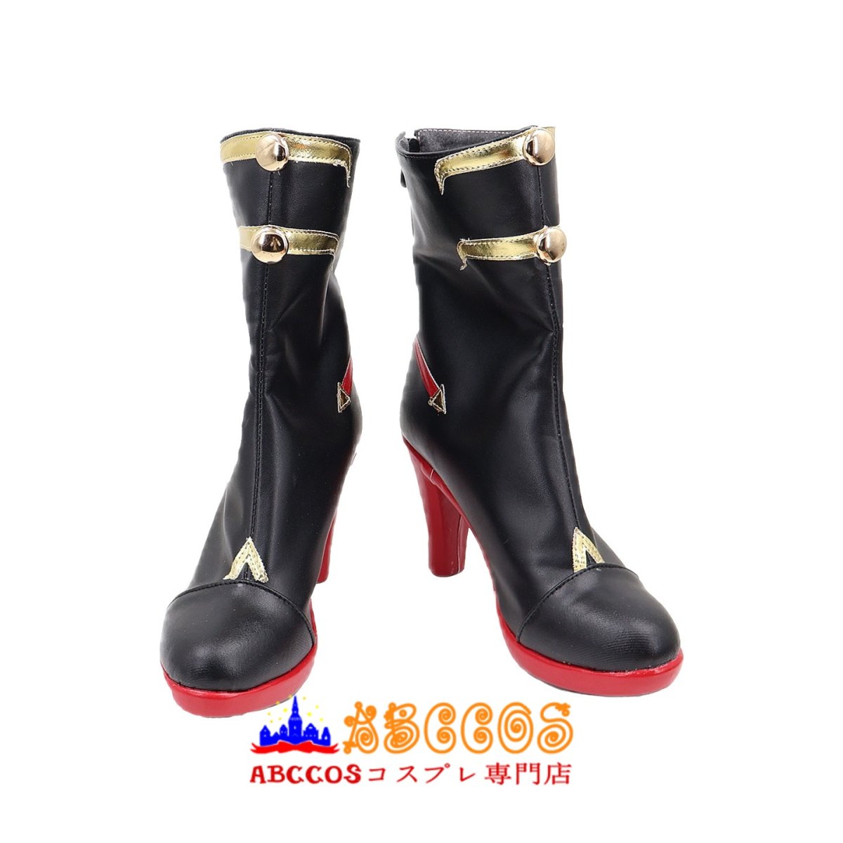 画像1: 原神 八重神子(やえみこ/Yae Miko) コスプレ靴 abccos製 「受注生産」 (1)