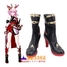 画像5: 原神 八重神子(やえみこ/Yae Miko) コスプレ靴 abccos製 「受注生産」 (5)