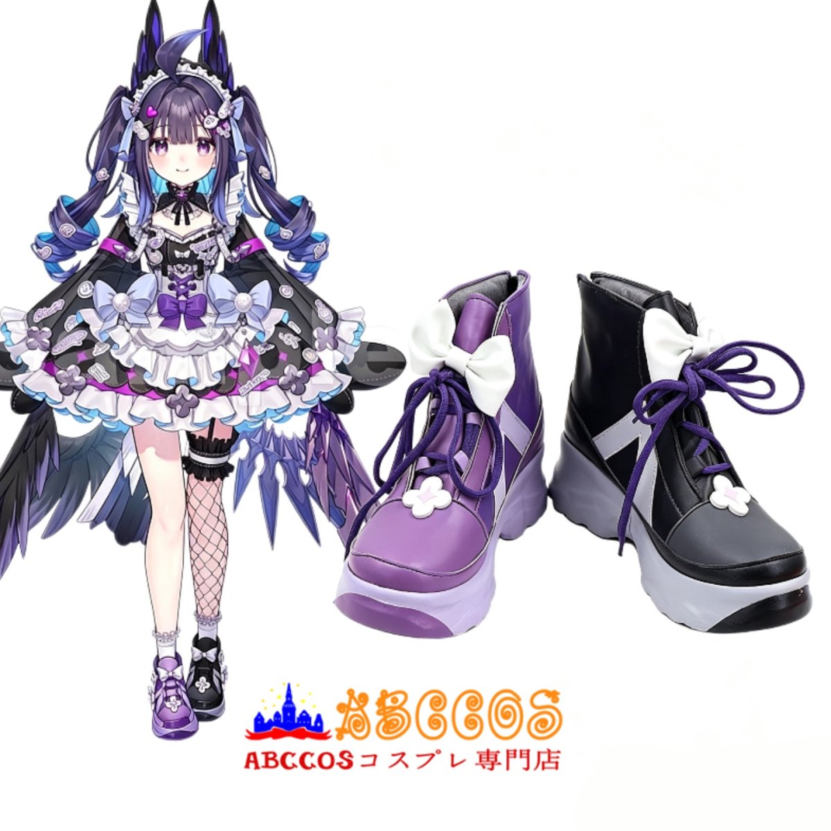 画像5: にじさんじ VTuber NIJISANJI EN Enna Alouette(エナー・アールウェット) コスプレ靴 abccos製 「受注生産」 (5)