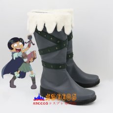 画像2: ふしぎの国 アンフィビア Amphibia マーシー・ウー Marcy Wu ブーツ コスプレ靴 abccos製 「受注生産」 (2)