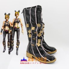 画像2: ジョジョの奇妙な冒険 空条 徐倫（くうじょう じょりん） ブーツ コスプレ靴 abccos製 「受注生産」 (2)