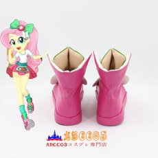 画像4: マイリトルポニー〜トモダチは魔法〜 フラッターシャイ（Fluttershy）コスプレ靴 abccos製 「受注生産」 (4)