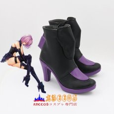 画像2: Fate/Grand Order マシュ・キリエライト コスプレ靴 abccos製 「受注生産」 (2)