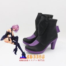画像3: Fate/Grand Order マシュ・キリエライト コスプレ靴 abccos製 「受注生産」 (3)