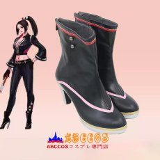 画像4: 餓狼伝説（がろうでんせつ） Fatal Fury しらぬい まい/Mai Shiranui コスプレ靴 abccos製 「受注生産」 (4)