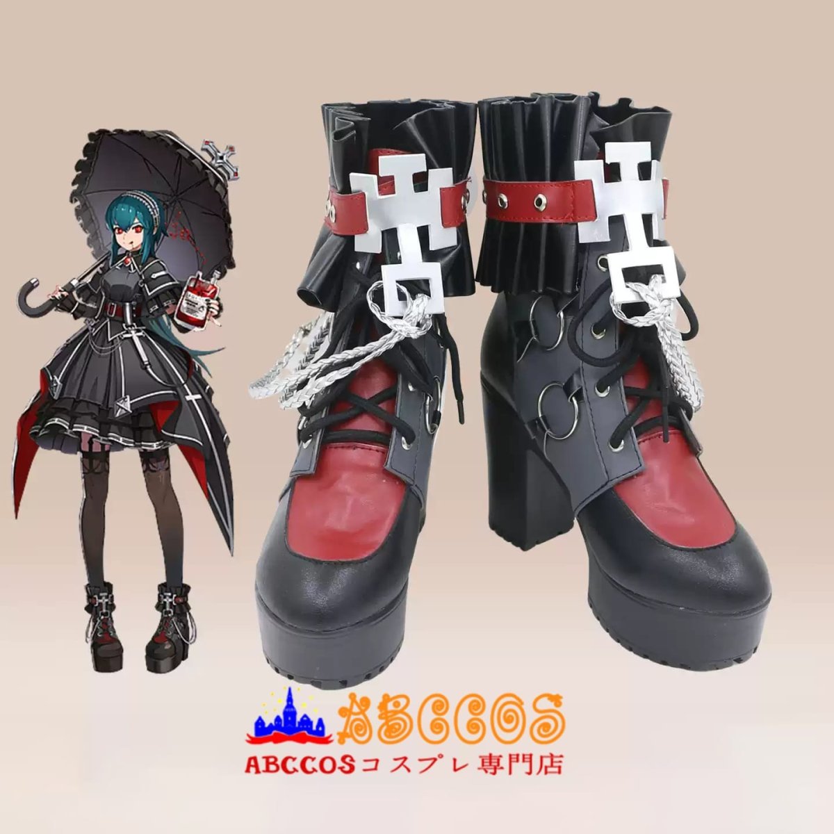 画像3: エターナルリターン ETERNAL RETURN ビアンカ コスプレ靴 abccos製 「受注生産」 (3)