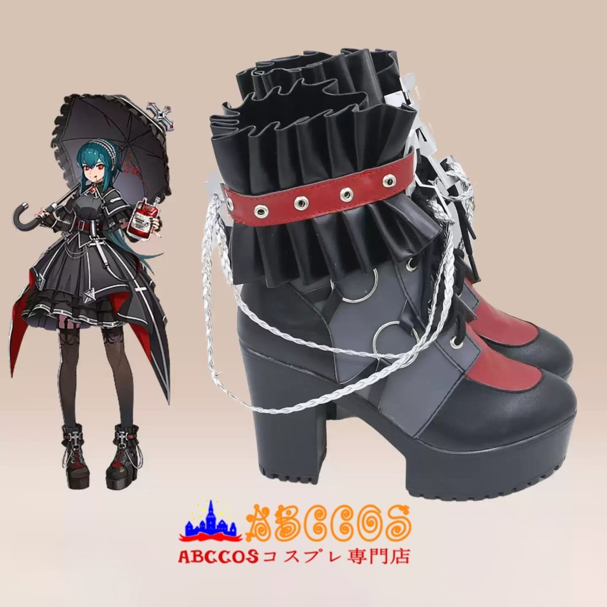 画像5: エターナルリターン ETERNAL RETURN ビアンカ コスプレ靴 abccos製 「受注生産」 (5)