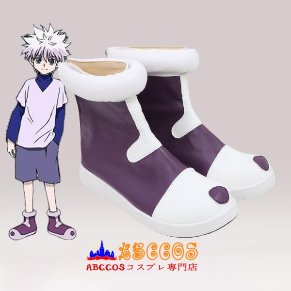 キルア・ゾルディック コスプレ ハンターハンター ウィッグ 靴 フルセット ハンター×ハンター キルア＝ゾルディック/Killua Zoldyck コスプレ靴