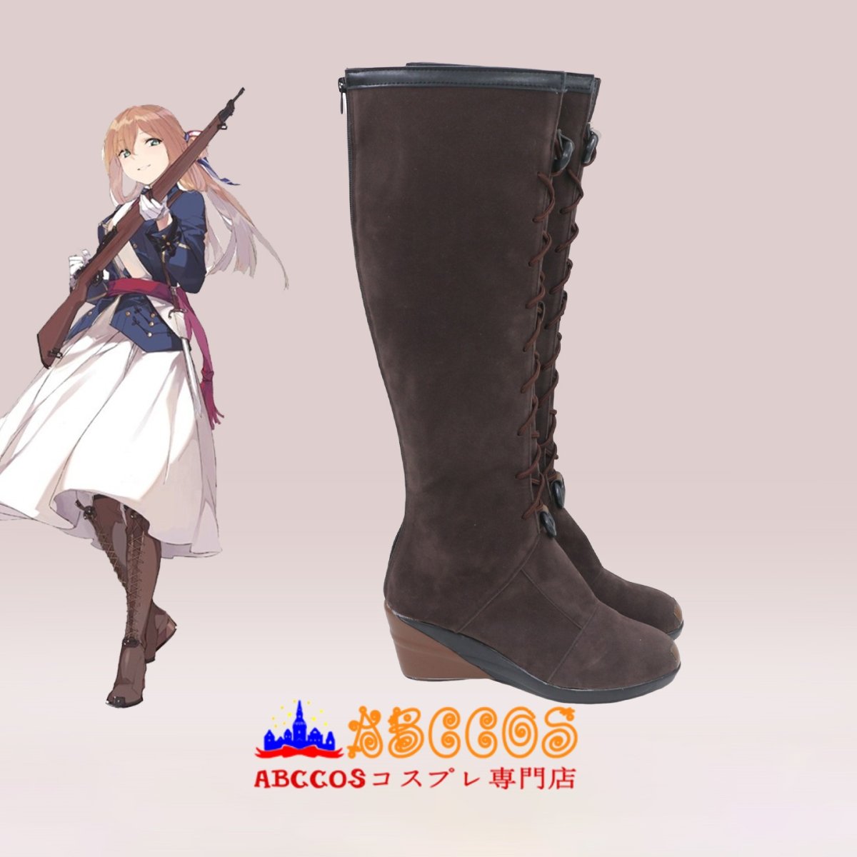 画像5: Girls Frontline ドールズフロントライン Springfield スプリングフィールド RF(ライフル)コスプレ靴 abccos製 「受注生産」 (5)
