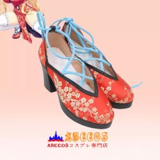画像4: デート・ア・ライブ（DATE A LIVE）星宮 六喰（ほしみや むくろ）コスプレ靴 abccos製 「受注生産」 (4)