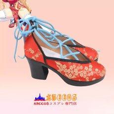 画像5: デート・ア・ライブ（DATE A LIVE）星宮 六喰（ほしみや むくろ）コスプレ靴 abccos製 「受注生産」 (5)