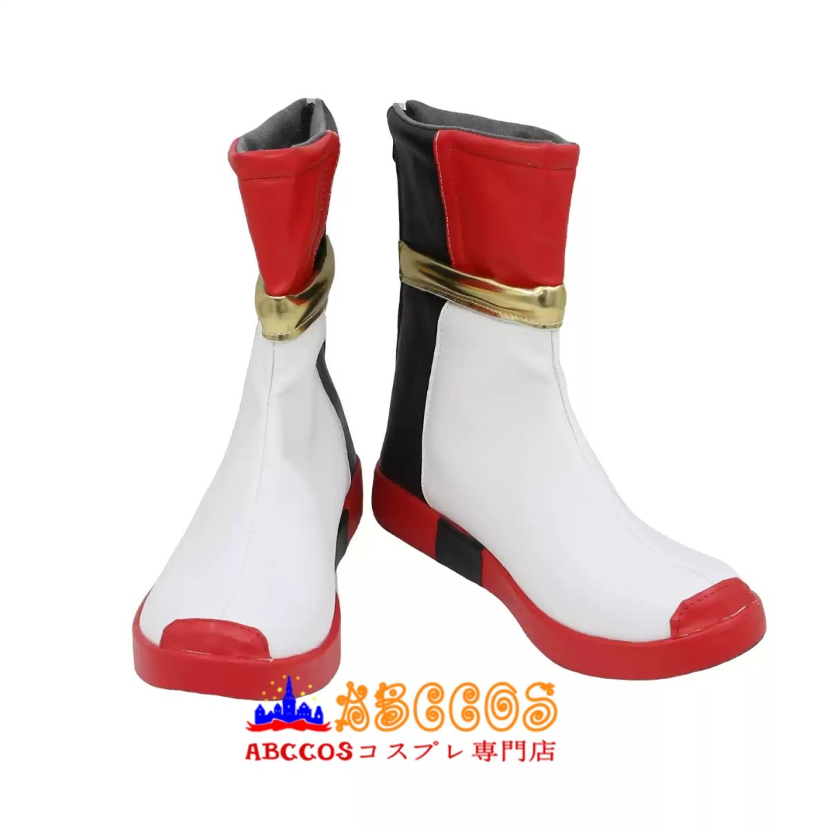 画像1: ソニック・ザ・ヘッジホッグ シャドウ・ザ・ヘッジホッグ Shadow コスプレ靴 abccos製 「受注生産」 (1)