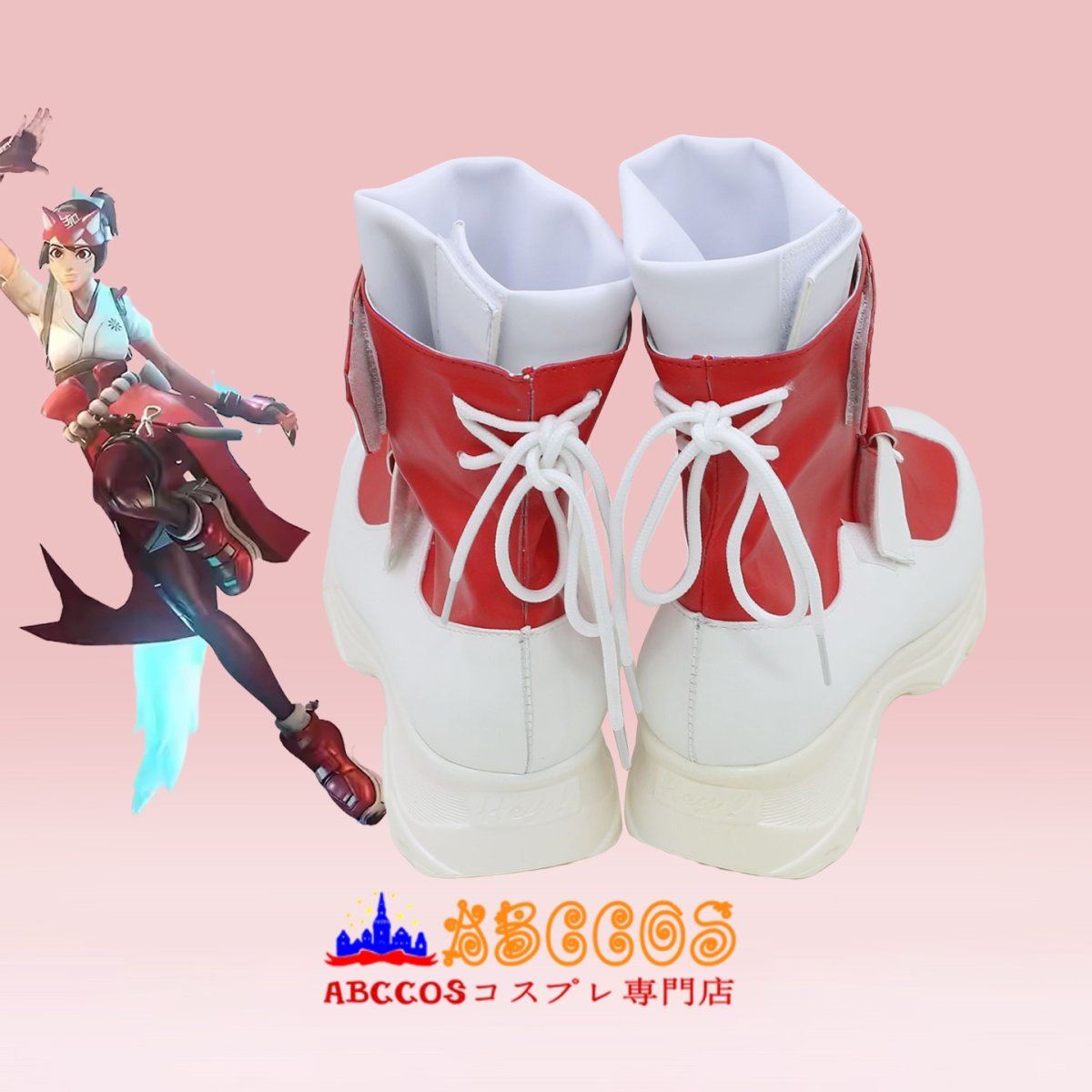 画像5: Overwatch オーバーウォッチ Kiriko 家守 霧子 コスプレ靴 abccos製 「受注生産」 (5)