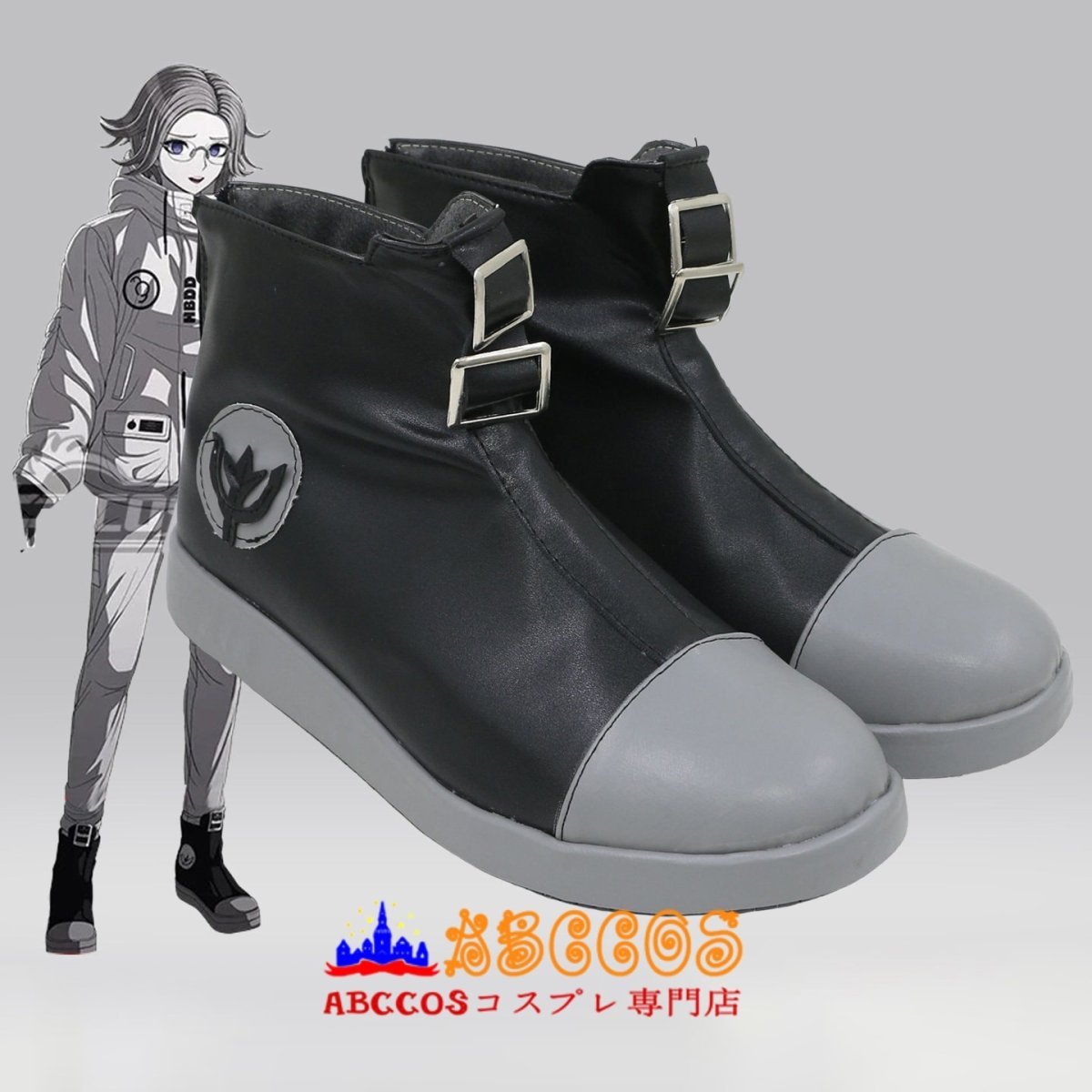 画像3: HUNDRED LINE -最終防衛学園- 蒼月衛人（あおつき えいと） コスプレ靴 abccos製 「受注生産」 (3)