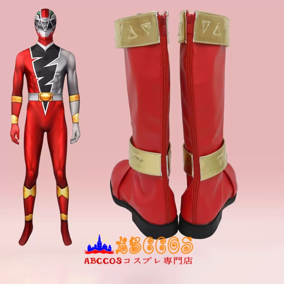 画像5: 騎士竜戦隊リュウソウジャー KISHIRYU SENTAI RYUSOULGER リュウソウレッド コスプレ靴 abccos製 「受注生産」 (5)