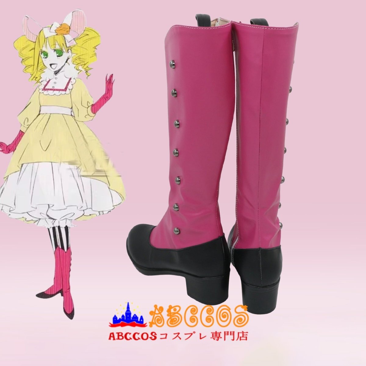 画像5: 黒執事II OVA「シエル・イン・ワンダーランド（後編）」エリザベス·ミッドフォード コスプレ靴 abccos製 「受注生産」 (5)