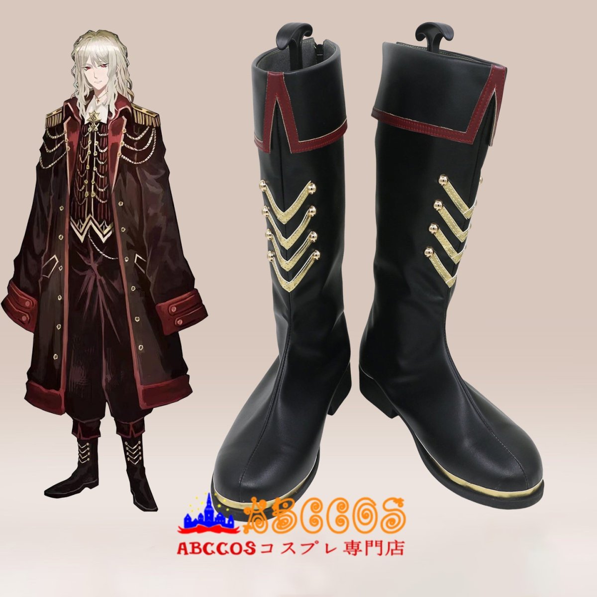 画像2: Limbus Company（リンバス・カンパニー） ドンキホーテ (Don Qixote)コスプレ靴 abccos製 「受注生産」 (2)