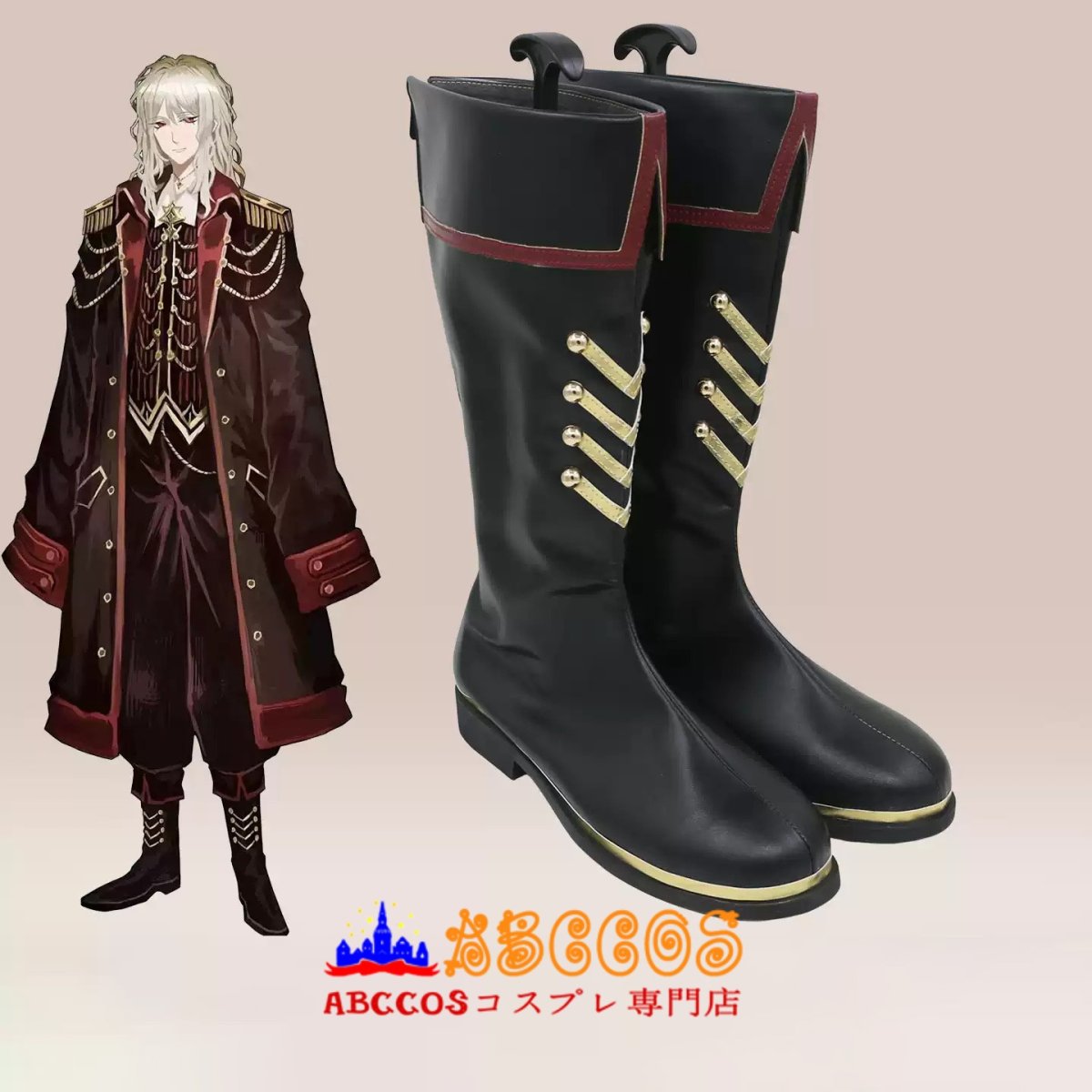 画像3: Limbus Company（リンバス・カンパニー） ドンキホーテ (Don Qixote)コスプレ靴 abccos製 「受注生産」 (3)