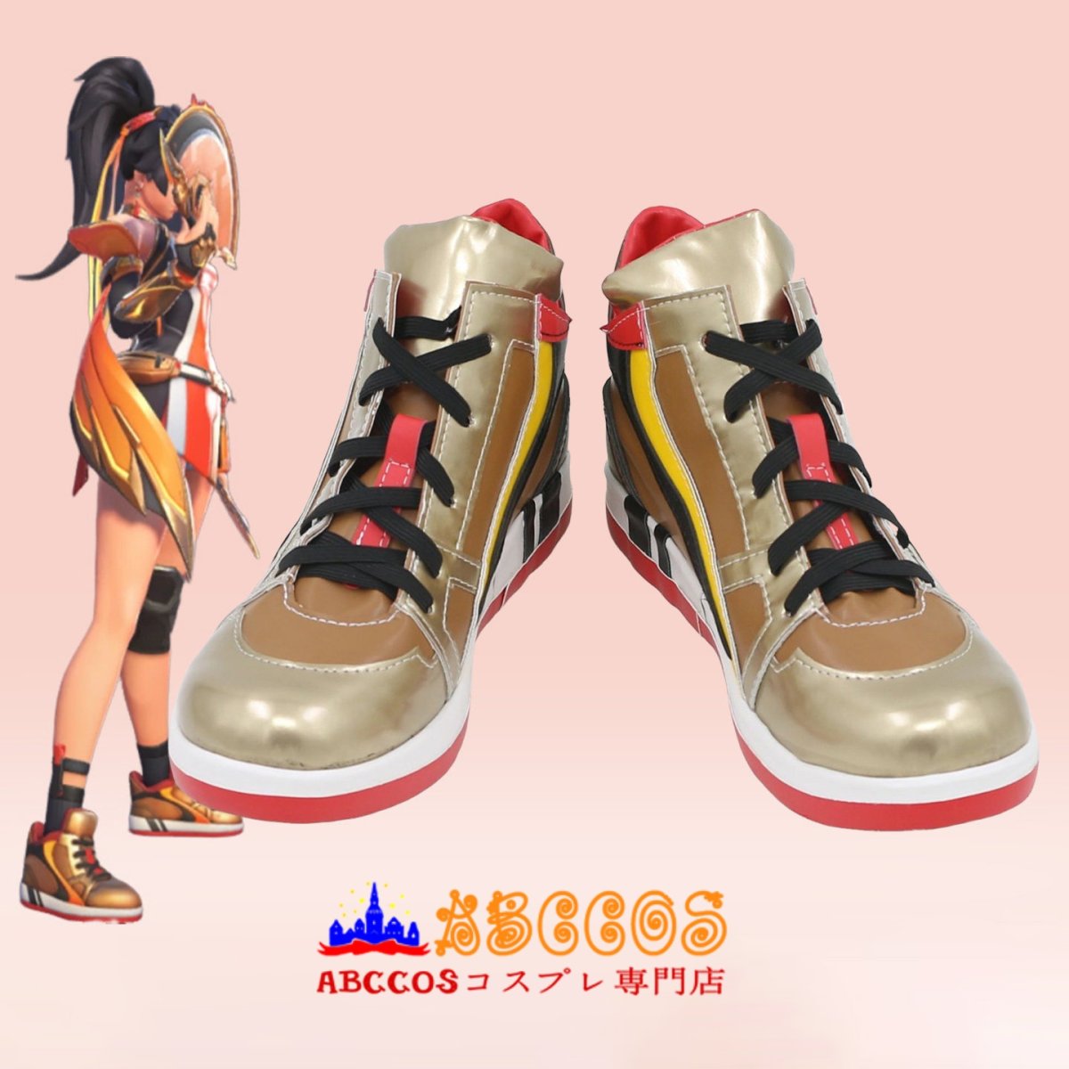 画像2: オーバーウォッチ2 Overwatch 2 アンラン Anran コスプレ靴 abccos製 「受注生産」 (2)