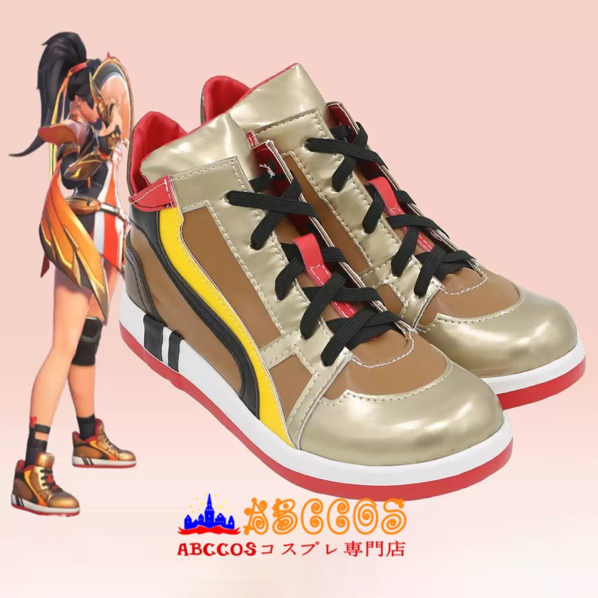 画像3: オーバーウォッチ2 Overwatch 2 アンラン Anran コスプレ靴 abccos製 「受注生産」 (3)