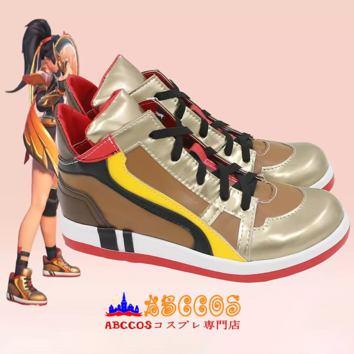 画像4: オーバーウォッチ2 Overwatch 2 アンラン Anran コスプレ靴 abccos製 「受注生産」 (4)
