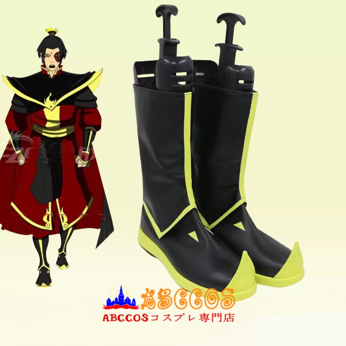 画像3: アバター 伝説の少年アン（アバターでんせつのしょうねんアン）Avatar: The Last Airbender ズーコ王子/ Zuko コスプレ靴 abccos製 「受注生産」 (3)