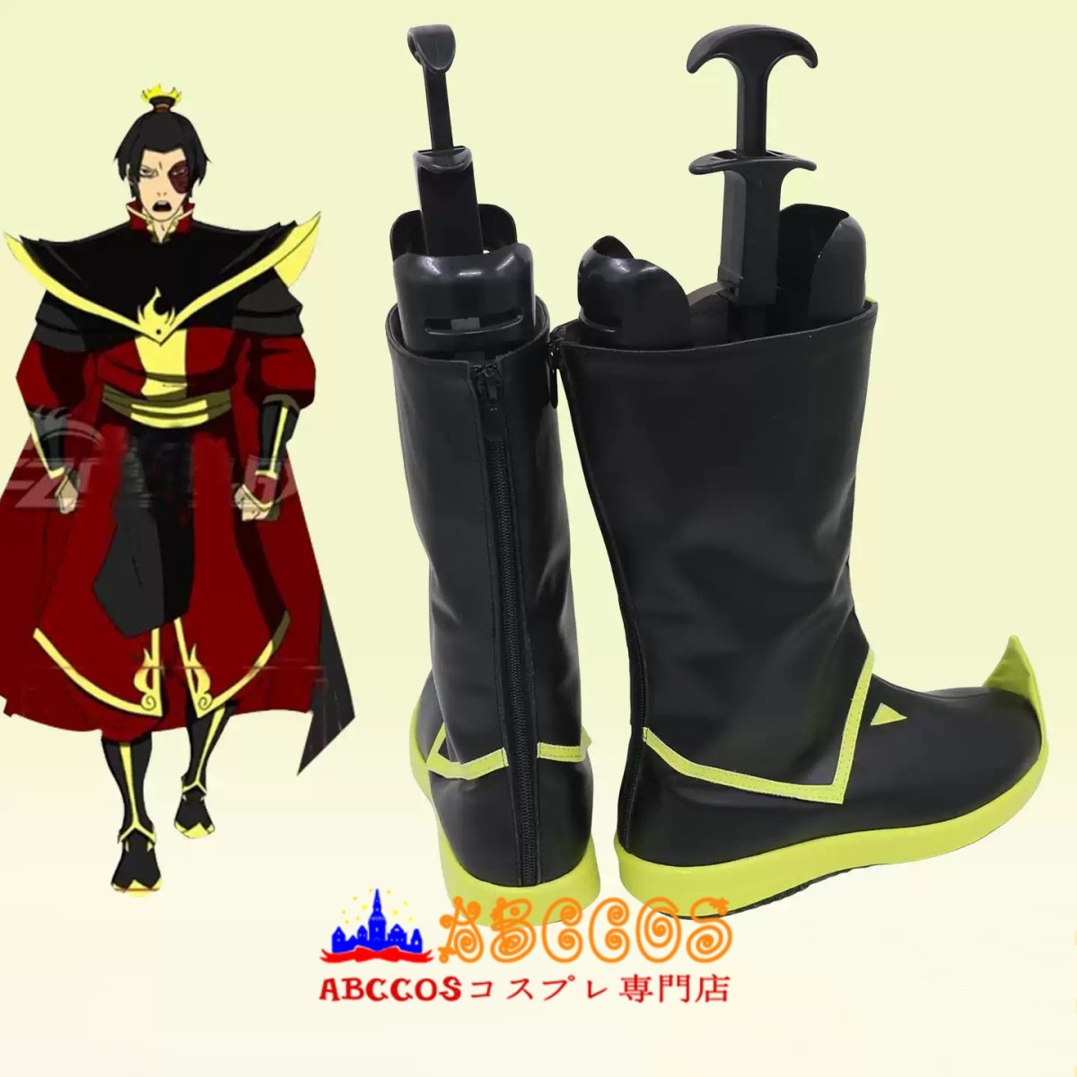 画像5: アバター 伝説の少年アン（アバターでんせつのしょうねんアン）Avatar: The Last Airbender ズーコ王子/ Zuko コスプレ靴 abccos製 「受注生産」 (5)