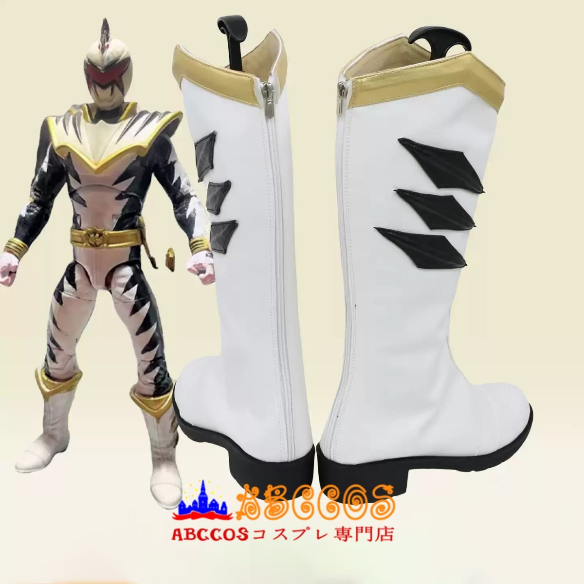 画像5: 爆竜戦隊アバレンジャー 樹らんる/アバレイエロー コスプレ靴 abccos製 「受注生産」 (5)