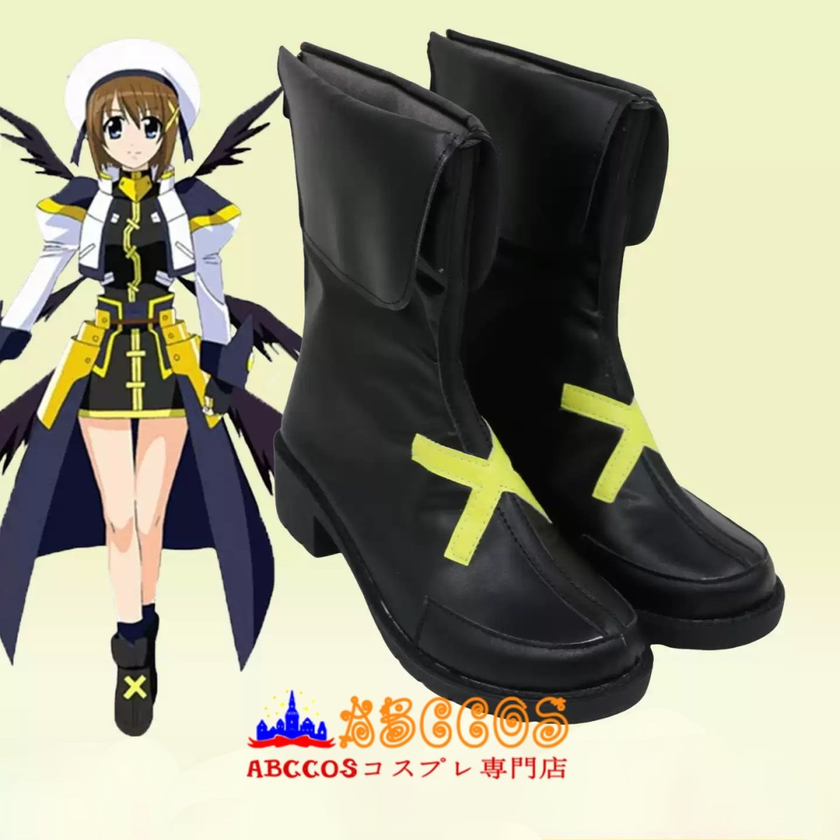 画像3: 魔法少女リリカルなのは 八神はやて コスプレ靴 abccos製 「受注生産」 (3)
