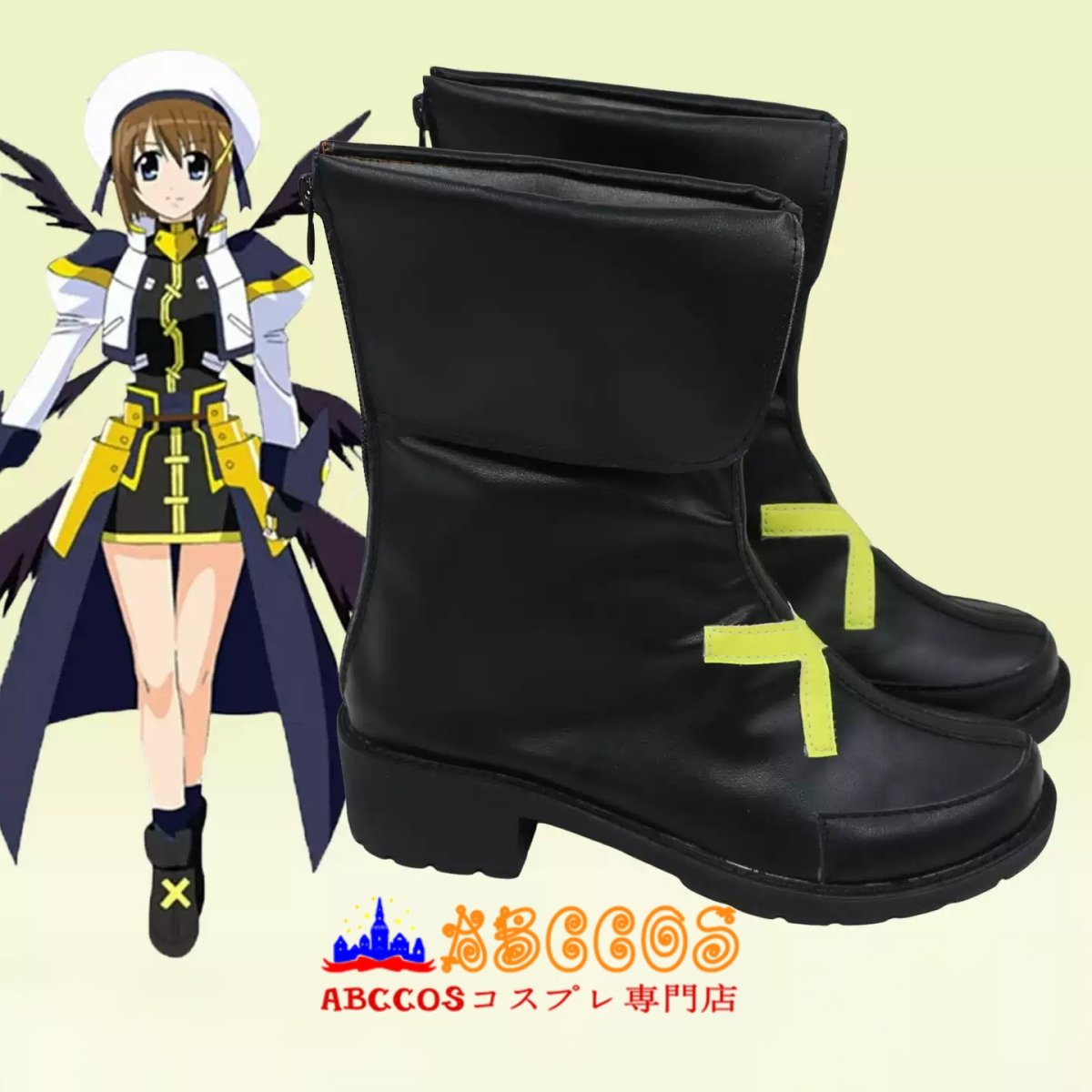 画像4: 魔法少女リリカルなのは 八神はやて コスプレ靴 abccos製 「受注生産」 (4)