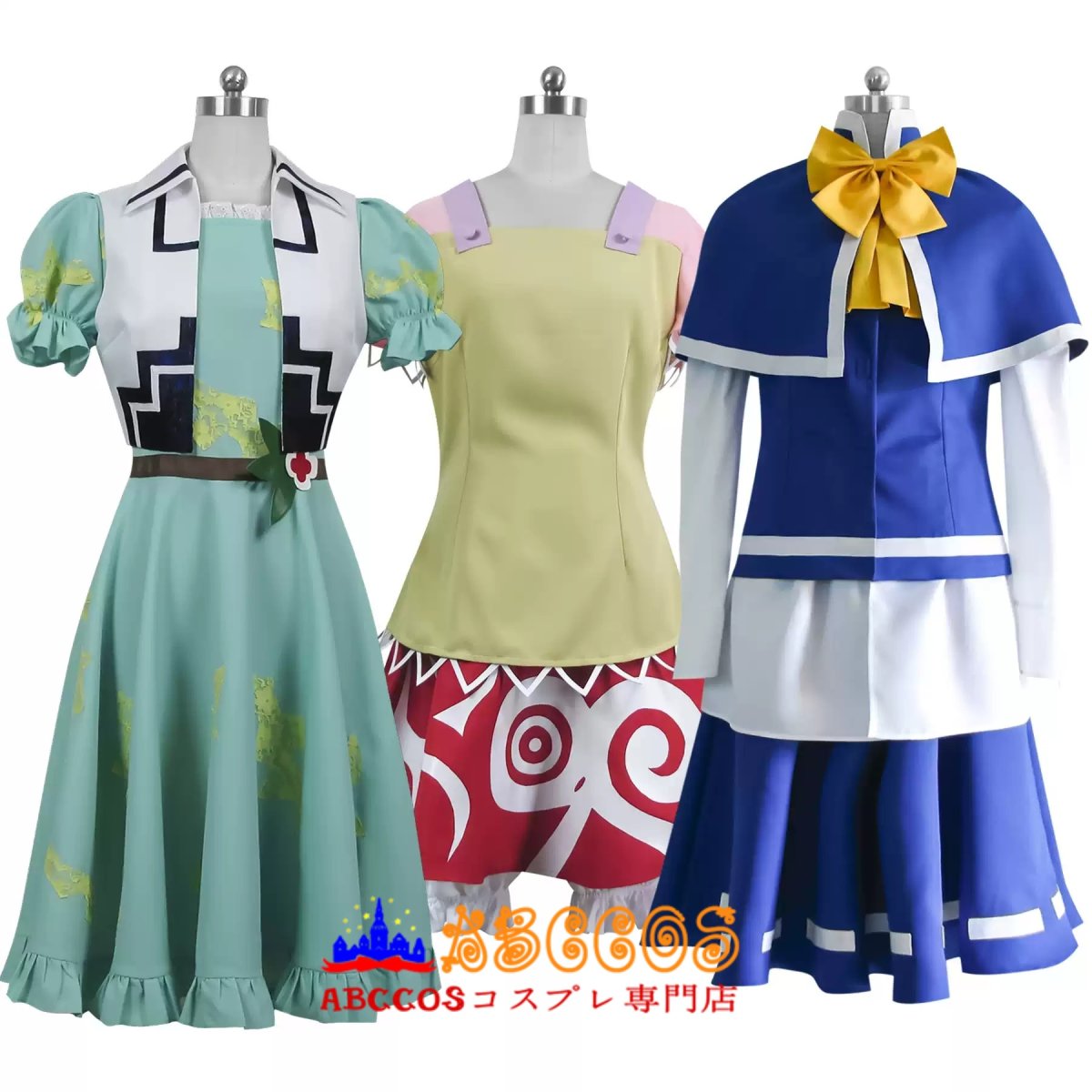 画像13: 東方Project/東方プロジェクト 東方神霊廟 〜 Ten Desires.Mima（魅魔/みま）霍 青娥（かく せいが）二ッ岩マミゾウ (ふたついわまみぞう) コスプレ衣装 abccos製 「受注生産」 (13)