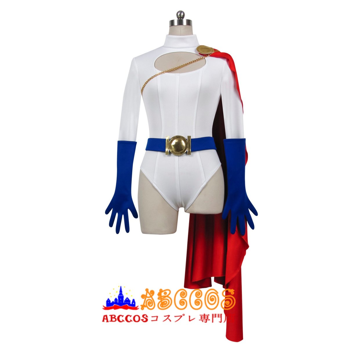 画像1: Power Girl パワーガール / Supergirl カーラ・ゾー゠エル (Kara Zor-El) コスプレ衣装 abccos製 「受注生産」 (1)