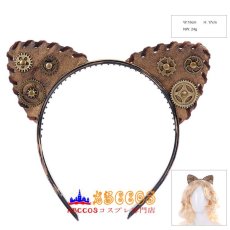 画像10: ハロウィン ダンスパーティー カチューシャ 猫の耳 コスプレ道具 abccos製 「受注生産」 (10)