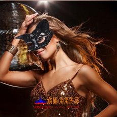 画像11: ハロウィン ダンスパーティー マスカレード ネコ匹 マスク mask コスプレ道具 abccos製 「受注生産」 (11)
