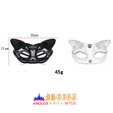 画像12: ハロウィン ダンスパーティー マスカレード ネコ匹 マスク mask コスプレ道具 abccos製 「受注生産」 (12)